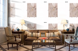 Обои DM 026 Illusion фото в интерьере кабинета превью