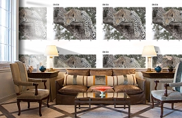 Обои DM 034 Illusion фото в интерьере кабинета превью