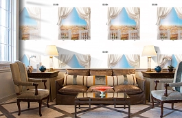 Обои DS 001 Illusion фото в интерьере кабинета превью