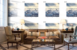 Обои DS 002 Illusion фото в интерьере кабинета превью