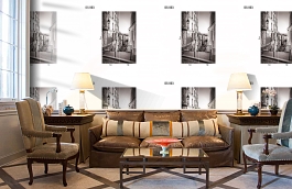 Обои DS 003 Illusion фото в интерьере кабинета превью