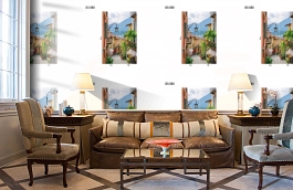 Обои DS 008 Illusion фото в интерьере кабинета превью