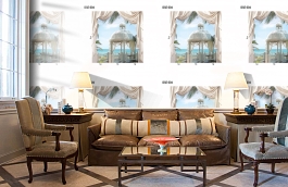 Обои DSE 004 Illusion фото в интерьере кабинета превью