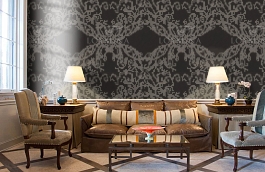 Обои F5-115 фото в интерьере кабинета превью