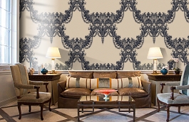 Обои GT1012 фото в интерьере кабинета превью