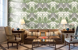 Обои Ins1 005/1 фото в интерьере кабинета превью