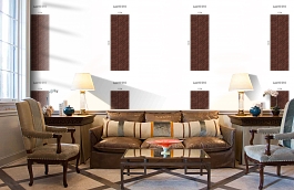 Обои Lac10 010 фото в интерьере кабинета превью