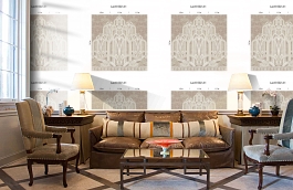 Обои Lac9 002 A1 фото в интерьере кабинета превью