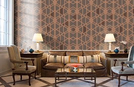 Обои LIB2 010 2 фото в интерьере кабинета превью