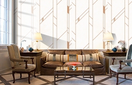 Обои LIB3 001 1 фото в интерьере кабинета превью