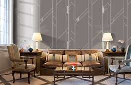 Обои LIB3 011 фото в интерьере кабинета превью