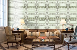 Обои Q12005 фото в интерьере кабинета превью