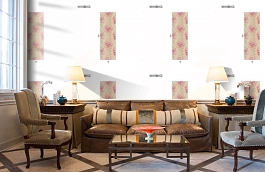 Обои V10008 фото в интерьере кабинета превью