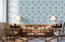 Обои V10018 фото в интерьере кабинета превью