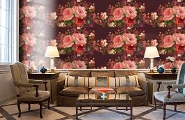 Обои V9004 фото в интерьере кабинета превью