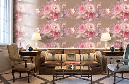 Обои V9010 фото в интерьере кабинета превью