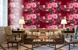 Обои V9020 фото в интерьере кабинета превью