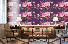 Обои V9022 фото в интерьере кабинета превью