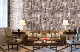 Обои 10012 фото в интерьере кабинета превью