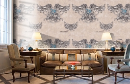 Обои 10 012/1 фото в интерьере кабинета превью