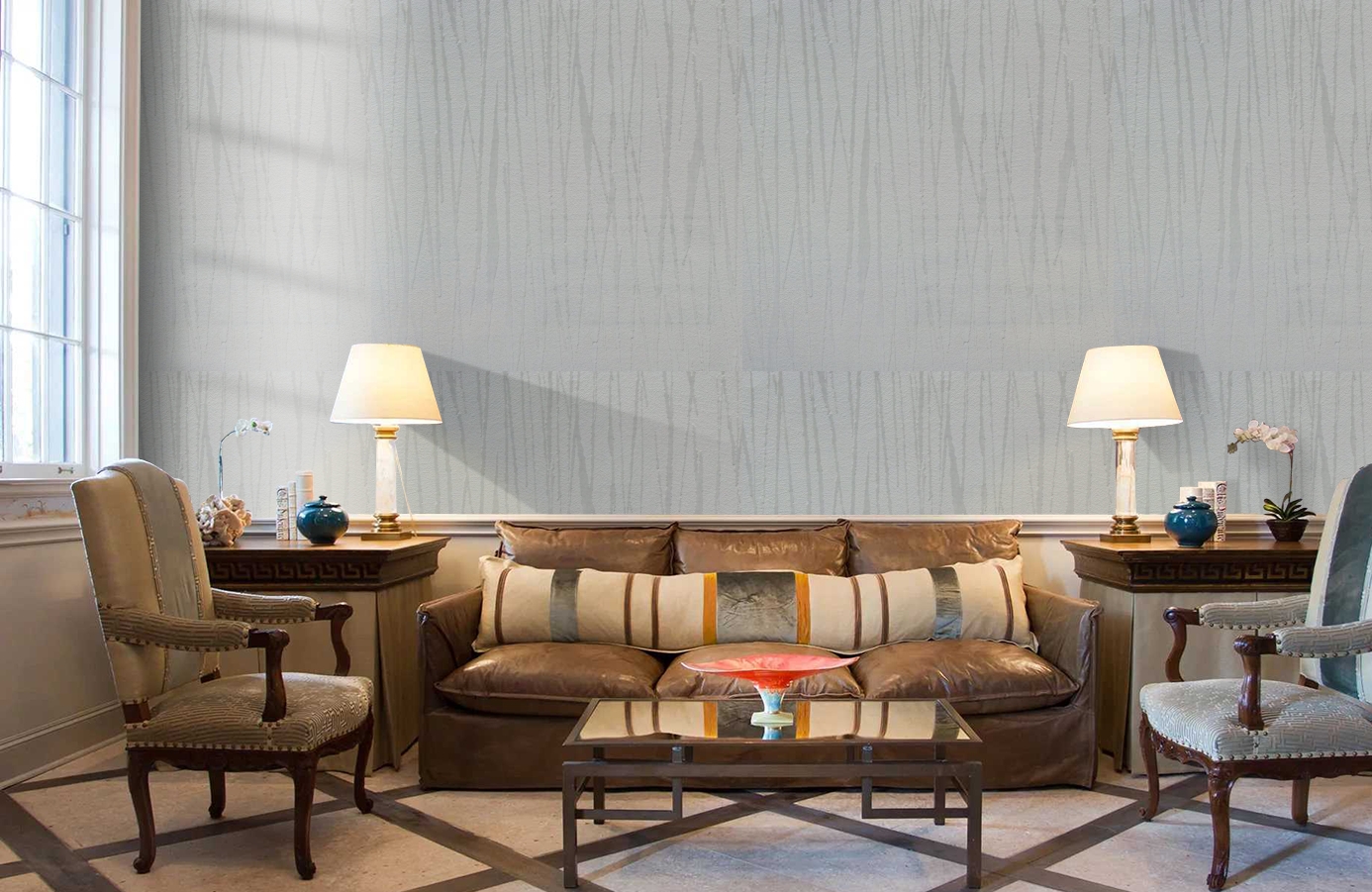 Обои 5712 фото в интерьере кабинета