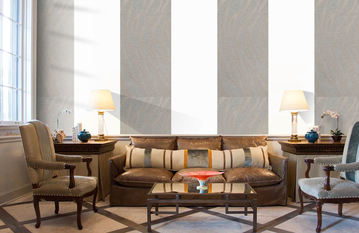 Обои 185027 фото в интерьере кабинета