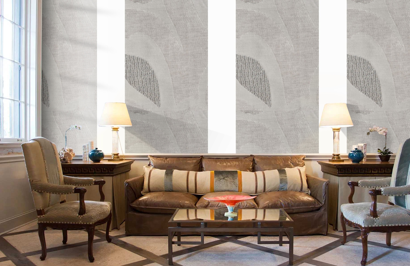 Обои 185054 фото в интерьере кабинета