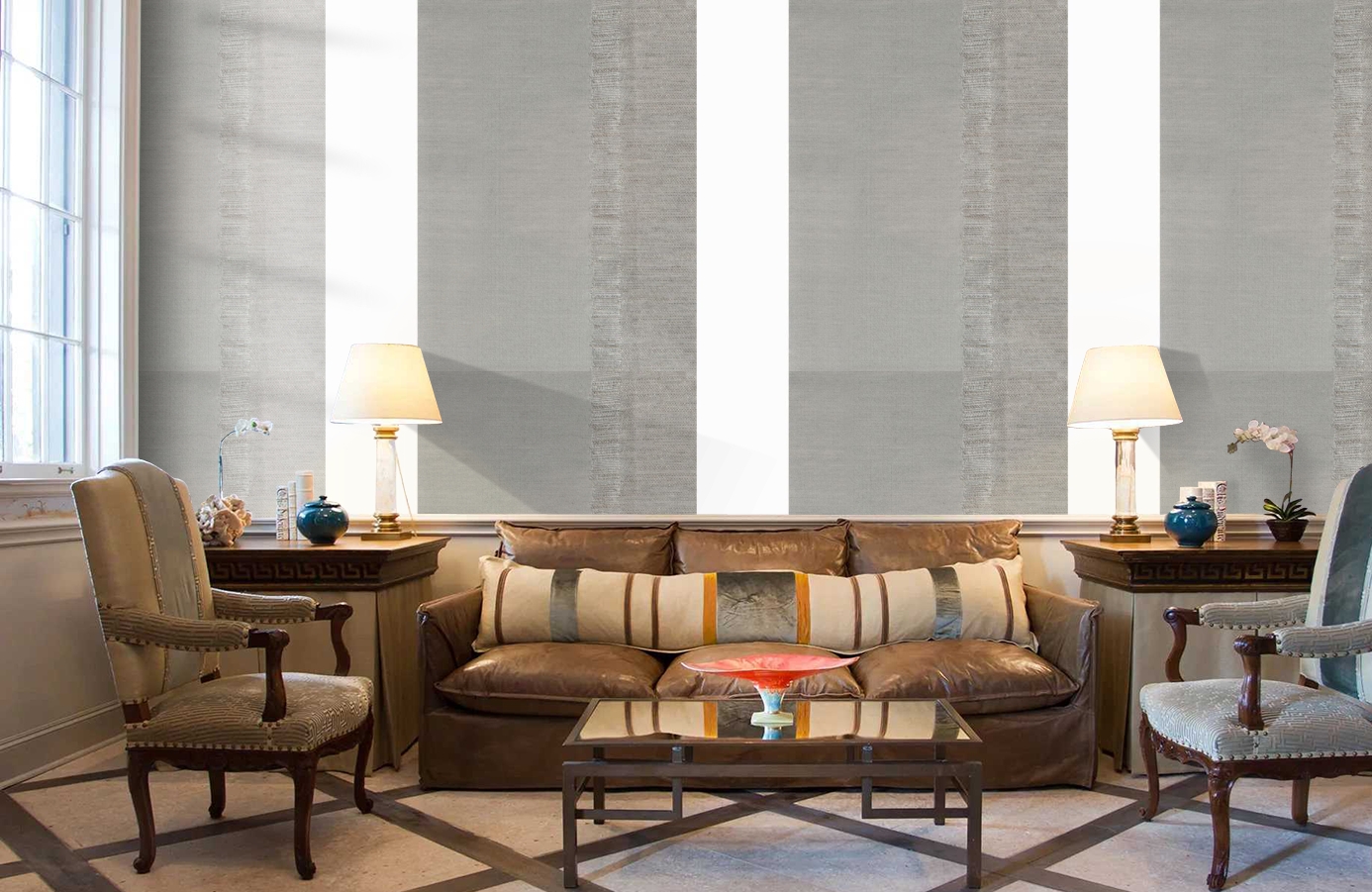 Обои 185060 фото в интерьере кабинета