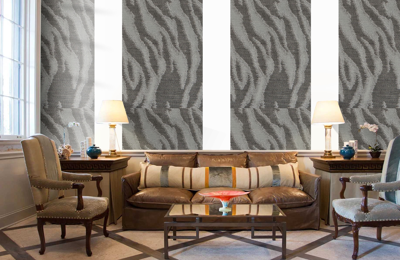 Обои 185076 фото в интерьере кабинета Обои 185076 фото в интерьере кабинета