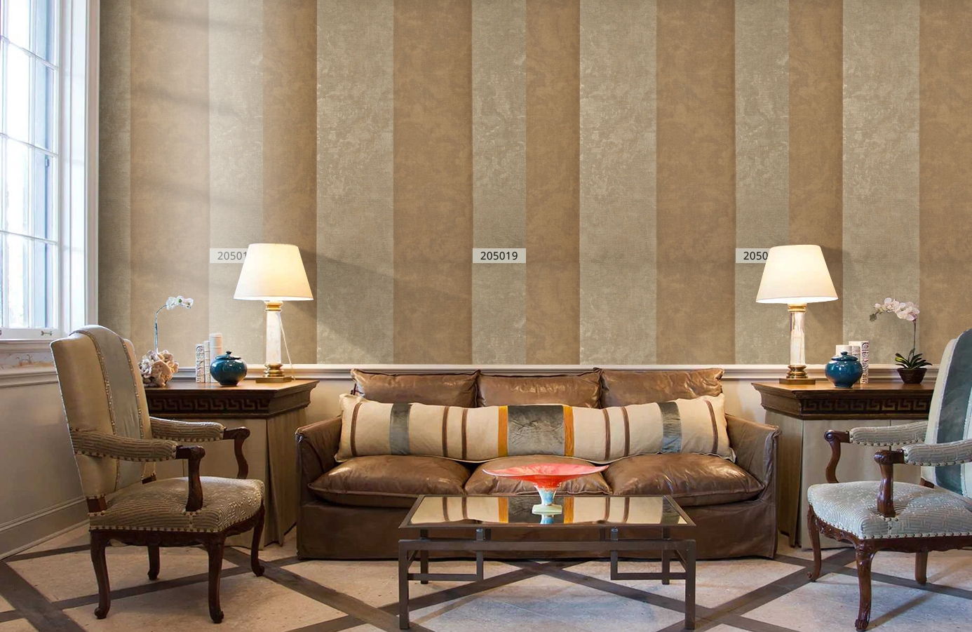 Обои 205019 фото в интерьере кабинета