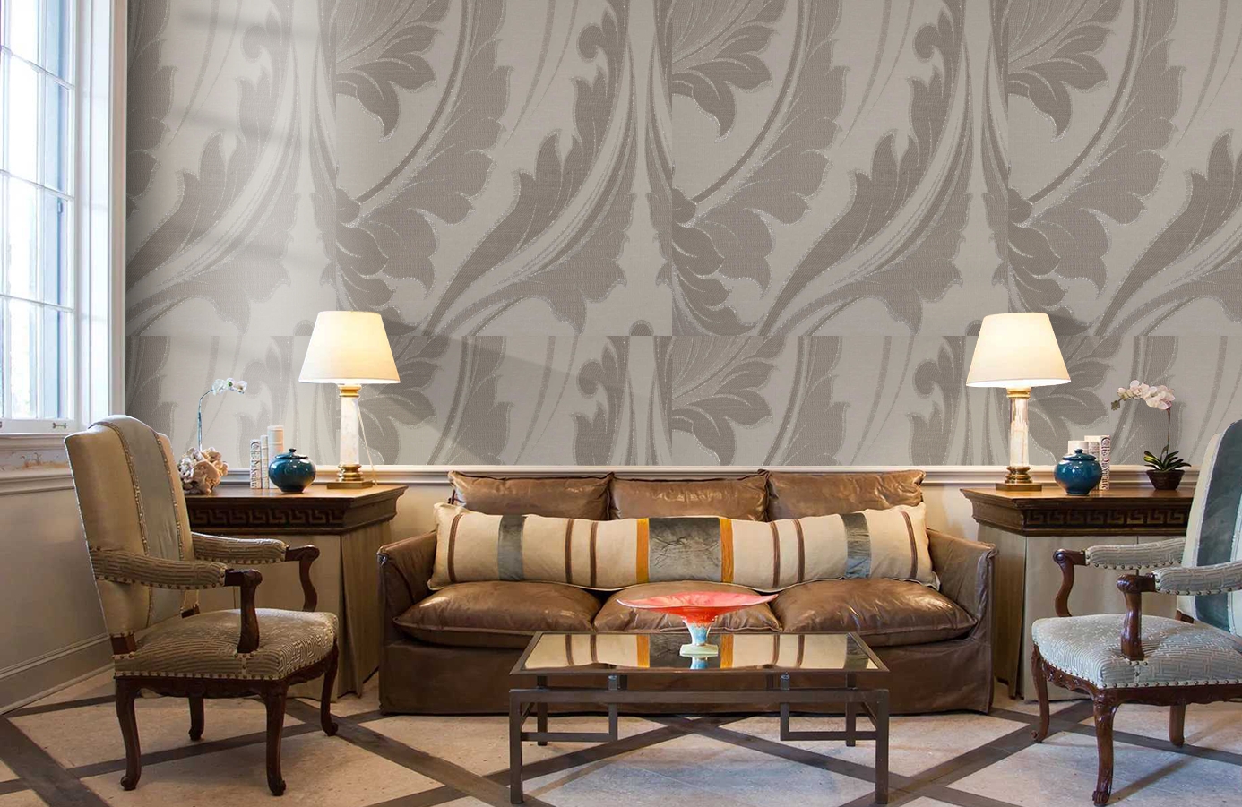 Обои 245000 фото в интерьере кабинета