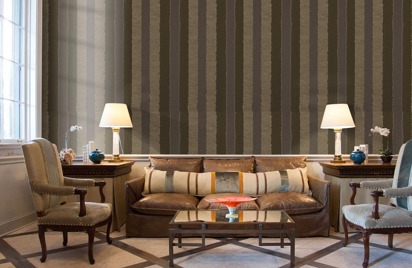 Обои 245013 фото в интерьере кабинета