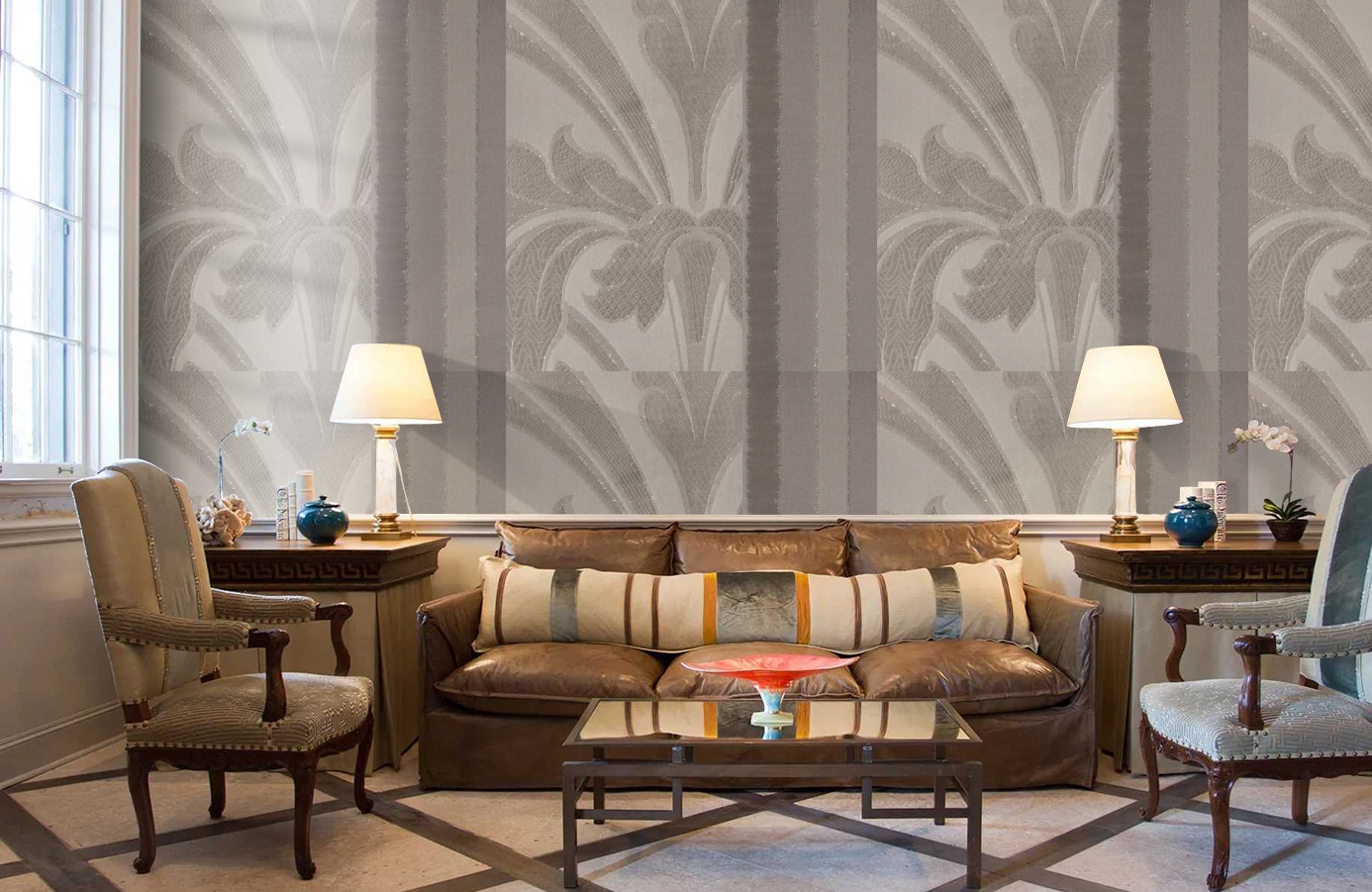 Обои 245030 фото в интерьере кабинета