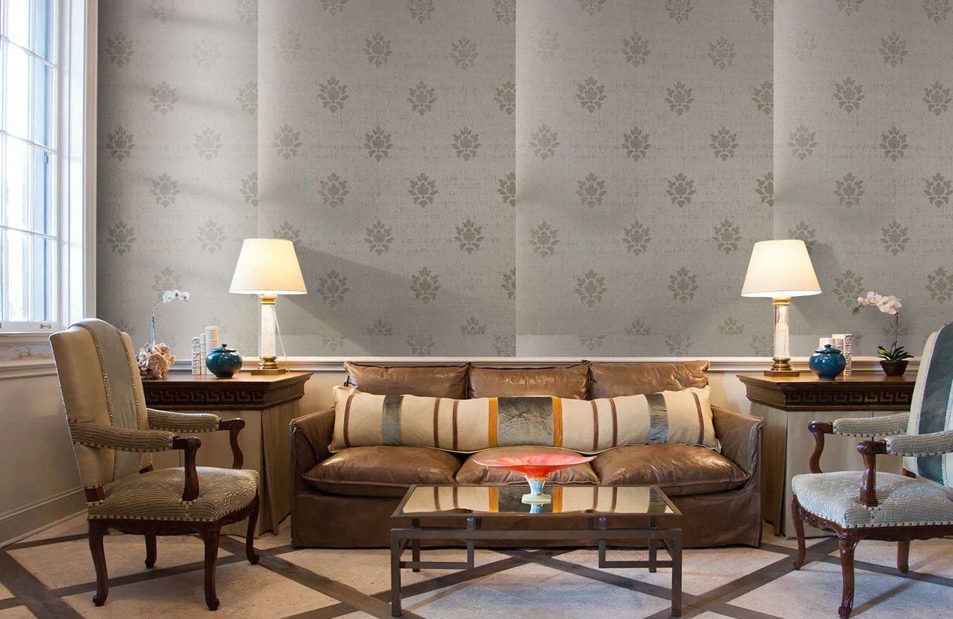 Обои 4620-V1 фото в интерьере кабинета Обои 4620-V1 фото в интерьере кабинета