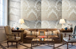 Обои 4900 G1 фото в интерьере кабинета превью