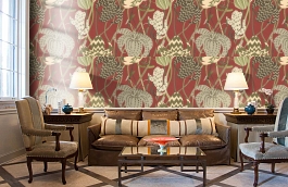 Обои 10232 фото в интерьере кабинета превью