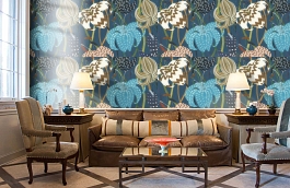 Обои 10233 фото в интерьере кабинета превью