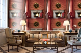 Обои 2 фото в интерьере кабинета превью