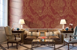 Обои 500-84 фото в интерьере кабинета превью