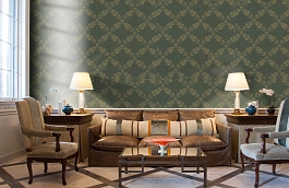 Обои 503-89 фото в интерьере кабинета превью