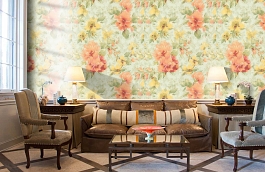 Обои 872-04 фото в интерьере кабинета превью