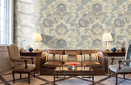 Обои M9206-8001 фото в интерьере кабинета превью