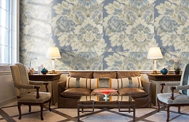 Обои M9206-8008 фото в интерьере кабинета превью