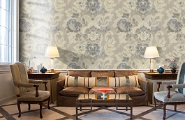 Обои M9206-8009 фото в интерьере кабинета превью