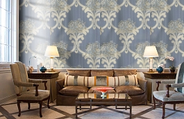 Обои M9213-8008 фото в интерьере кабинета превью