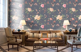 Обои SLK1 021 фото в интерьере кабинета превью