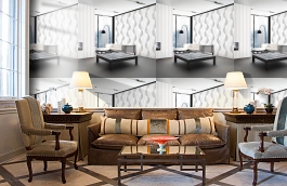 Обои 54179-1 фото в интерьере кабинета превью