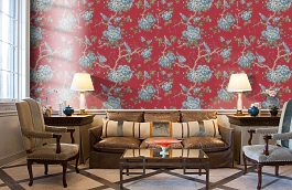 Обои FL1 020 фото в интерьере кабинета превью