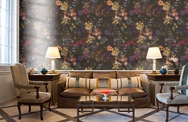 Обои FL6 011 фото в интерьере кабинета превью