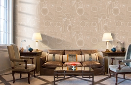 Обои PLZ1 002 1 фото в интерьере кабинета превью